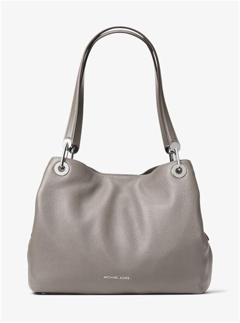 michael kors raven grey|Michael Kors raven shoulder bag.